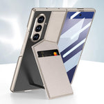 Custodia per telefono con borsa per scheda da incasso con staffa rotore integrata GKK, For Galaxy Z Fold8 Ultra 5G, For Samsung Galaxy Z Fold7 5G, For Samsung Galaxy Z Fold6