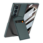 Custodia per telefono con borsa per scheda da incasso con staffa rotore integrata GKK, For Galaxy Z Fold8 Ultra 5G, For Samsung Galaxy Z Fold7 5G, For Samsung Galaxy Z Fold6