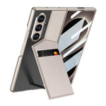 Custodia per telefono con borsa per scheda da incasso con staffa rotore integrata GKK, For Galaxy Z Fold8 Ultra 5G, For Samsung Galaxy Z Fold7 5G, For Samsung Galaxy Z Fold6