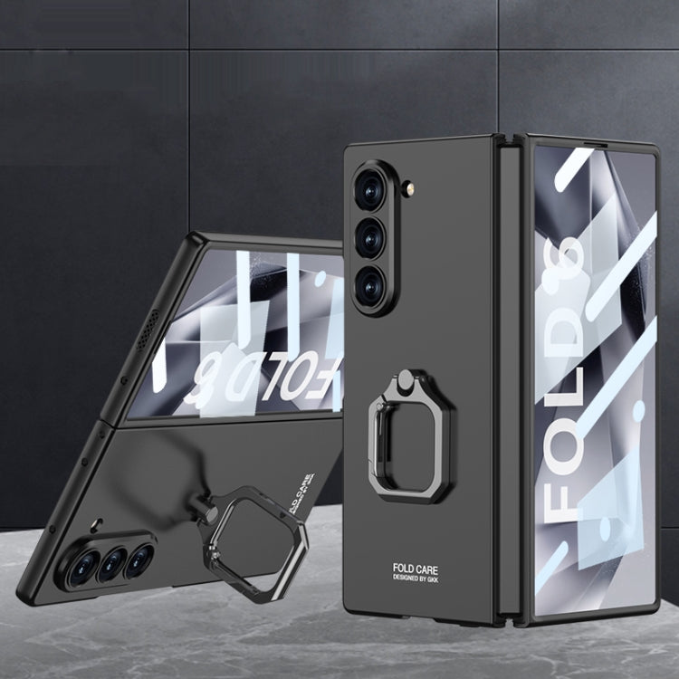 Custodia per telefono con supporto ad anello quadrato ultrasottile integrato con foro accurato GKK, For Galaxy Z Fold8 Ultra 5G, For Samsung Galaxy Z Fold7 5G, For Samsung Galaxy Z Fold6