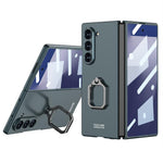 Custodia per telefono con supporto ad anello quadrato ultrasottile integrato con foro accurato GKK, For Galaxy Z Fold8 Ultra 5G, For Samsung Galaxy Z Fold7 5G, For Samsung Galaxy Z Fold6