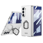 Custodia per telefono con supporto ad anello quadrato ultrasottile integrato con foro accurato GKK, For Galaxy Z Fold8 Ultra 5G, For Samsung Galaxy Z Fold7 5G, For Samsung Galaxy Z Fold6