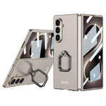 Custodia per telefono con supporto ad anello quadrato ultrasottile integrato con foro accurato GKK, For Galaxy Z Fold8 Ultra 5G, For Samsung Galaxy Z Fold7 5G, For Samsung Galaxy Z Fold6