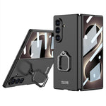 Custodia per telefono con supporto ad anello quadrato ultrasottile integrato con foro accurato GKK, For Galaxy Z Fold8 Ultra 5G, For Samsung Galaxy Z Fold7 5G, For Samsung Galaxy Z Fold6