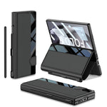 Custodia per telefono flip integrata GKK a copertura totale con slot per penna, penna non inclusa, For Galaxy Z Fold8 Ultra 5G, For Samsung Galaxy Z Fold7 5G, For Samsung Galaxy Z Fold6