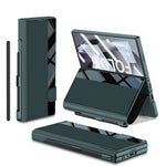 Custodia per telefono flip integrata GKK a copertura totale con slot per penna, penna non inclusa, For Galaxy Z Fold8 Ultra 5G, For Samsung Galaxy Z Fold7 5G, For Samsung Galaxy Z Fold6
