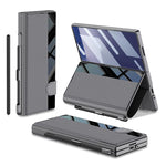 Custodia per telefono flip integrata GKK a copertura totale con slot per penna, penna non inclusa, For Galaxy Z Fold8 Ultra 5G, For Samsung Galaxy Z Fold7 5G, For Samsung Galaxy Z Fold6
