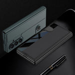 Custodia per telefono flip integrata GKK a copertura totale con slot per penna, penna non inclusa, For Galaxy Z Fold8 Ultra 5G, For Samsung Galaxy Z Fold7 5G, For Samsung Galaxy Z Fold6