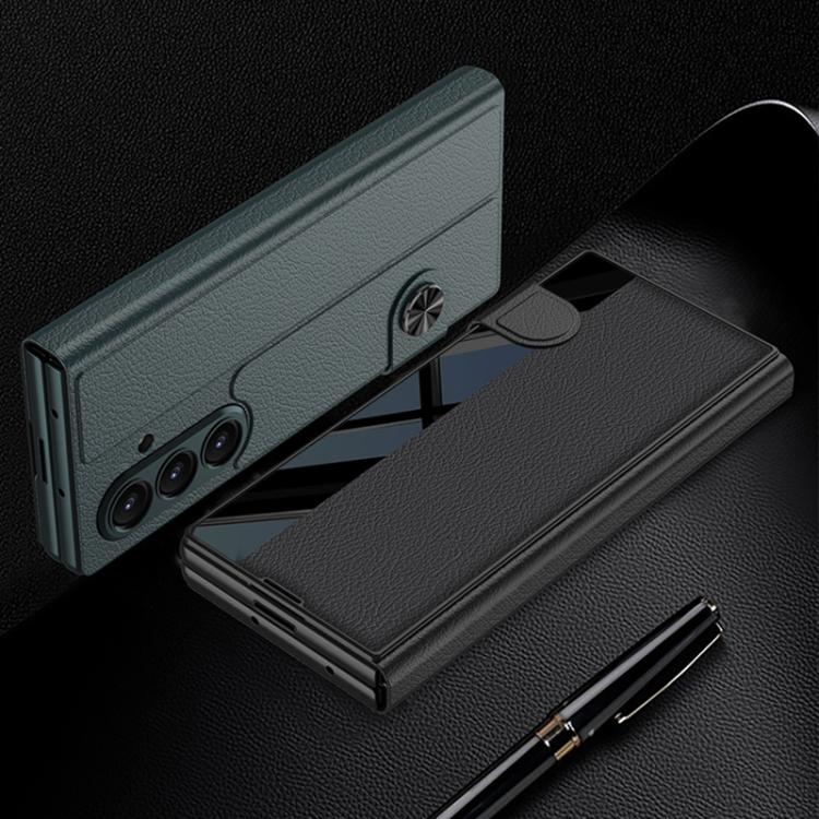 Custodia per telefono flip integrata GKK a copertura totale con slot per penna, penna non inclusa, For Galaxy Z Fold8 Ultra 5G, For Samsung Galaxy Z Fold7 5G, For Samsung Galaxy Z Fold6