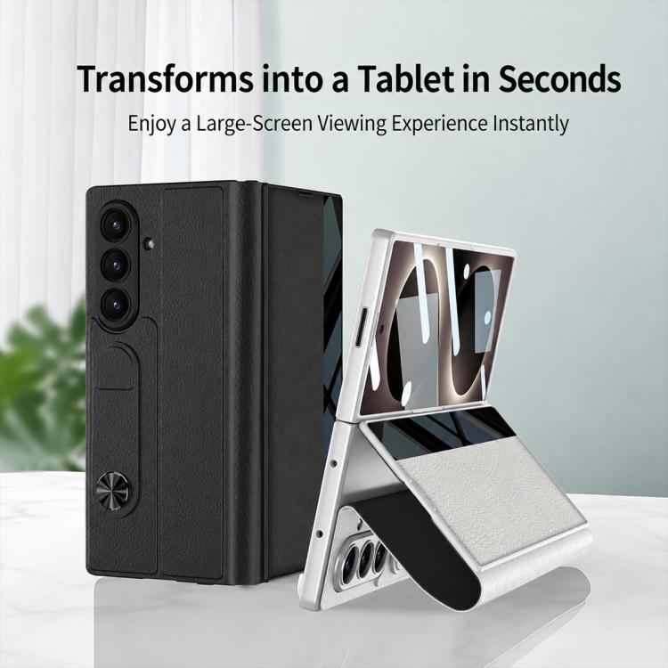 Custodia per telefono flip integrata GKK a copertura totale con slot per penna, penna non inclusa, For Galaxy Z Fold8 Ultra 5G, For Samsung Galaxy Z Fold7 5G, For Samsung Galaxy Z Fold6