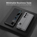 Custodia per telefono flip integrata GKK a copertura totale con slot per penna, penna non inclusa, For Galaxy Z Fold8 Ultra 5G, For Samsung Galaxy Z Fold7 5G, For Samsung Galaxy Z Fold6