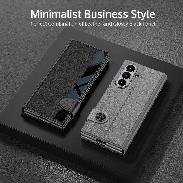Custodia per telefono flip integrata GKK a copertura totale con slot per penna, penna non inclusa, For Galaxy Z Fold8 Ultra 5G, For Samsung Galaxy Z Fold7 5G, For Samsung Galaxy Z Fold6