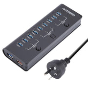 Adattatore di alimentazione HUB USB 3.0 12V 4A ORICO a 10 porte, EU Plug, US Plug, UK Plug, AU Plug