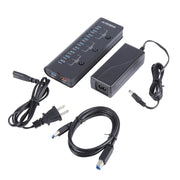 Adattatore di alimentazione HUB USB 3.0 12V 4A ORICO a 10 porte, EU Plug, US Plug, UK Plug, AU Plug