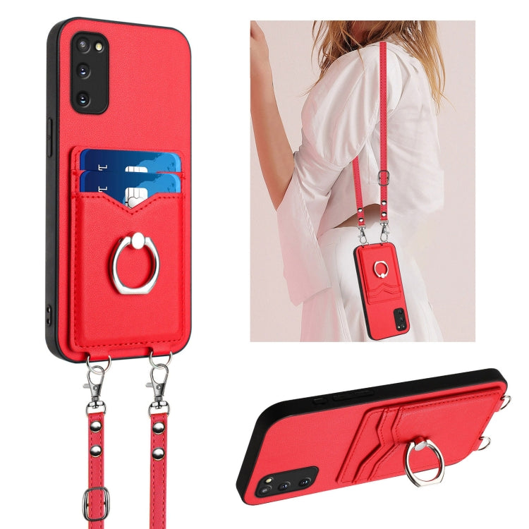 Custodia porta carte con anello per Samsung Galaxy S23 Ultra 5G