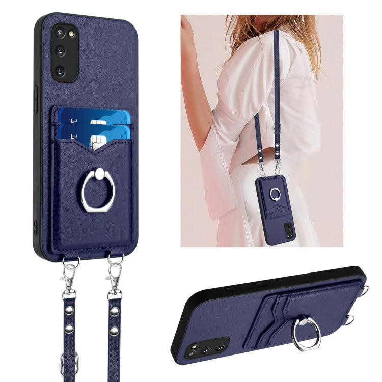 Custodia porta carte con anello per Samsung Galaxy S23 Ultra 5G