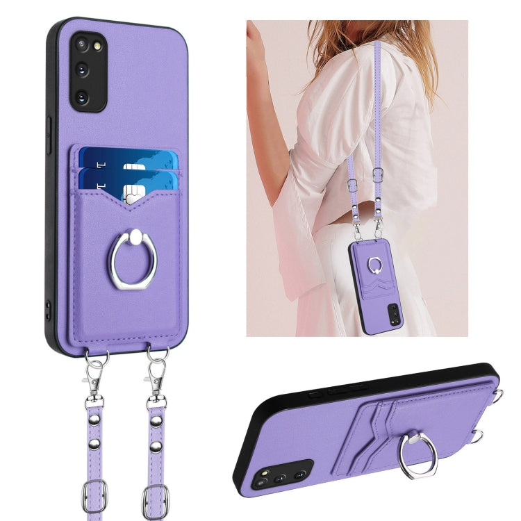 Custodia porta carte con anello per Samsung Galaxy S23 Ultra 5G
