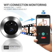 SY-36 4,3 pollici schermo a colori graffiti nascosto 1080P WiFi Smart Cat Eye Videocitofono, SY-36