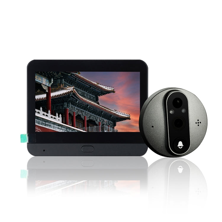 SY-37 4,3 pollici schermo a colori graffiti nascosto 1080P WiFi Smart Cat Eye Videocitofono, SY-37
