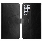 Custodia in pelle con motivo a Y per Samsung Galaxy S25+ 5G