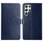 Custodia in pelle con motivo a Y per Samsung Galaxy S25+ 5G