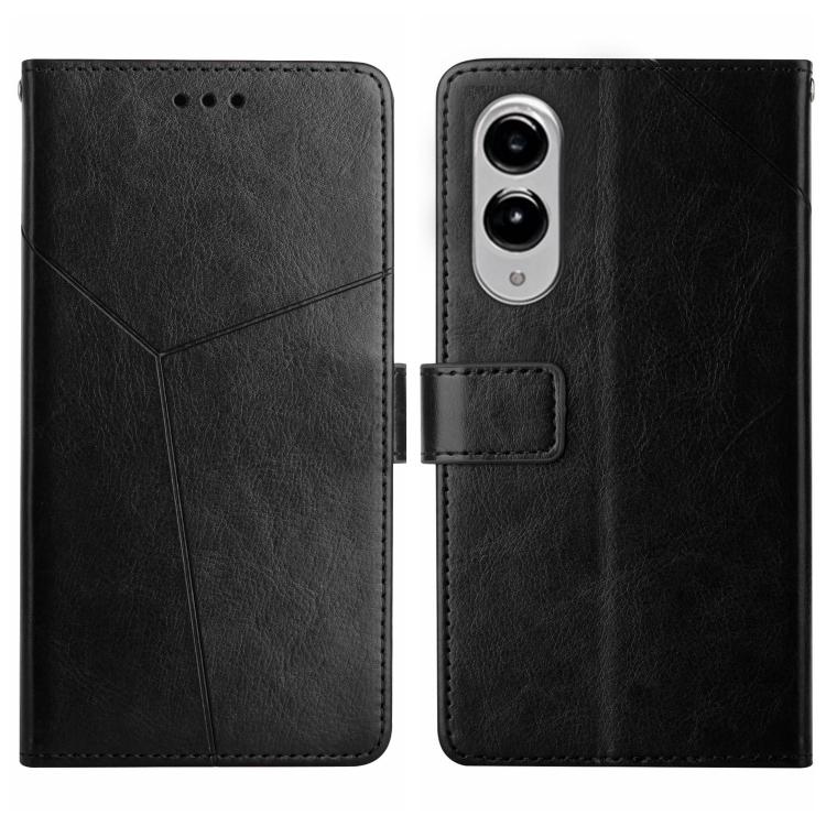 Custodia per telefono in pelle con motivo a Y, For Galaxy S26 FE 5G, For Samsung Galaxy S25 FE 5G, For Samsung Galaxy S25 Edge 5G, For Samsung Galaxy S25 5G