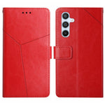 Custodia per telefono in pelle con motivo a Y, For Galaxy S26 FE 5G, For Samsung Galaxy S25 FE 5G, For Samsung Galaxy S25 Edge 5G, For Samsung Galaxy S25 5G