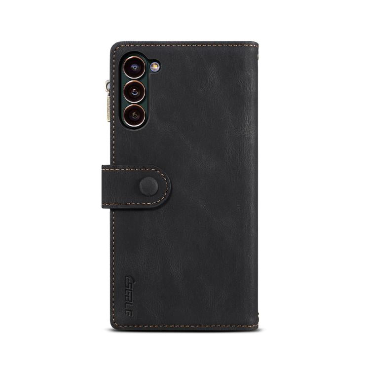 Custodia pelle Flip RFID smerigliata retrò per Samsung Galaxy S26+ 5G e