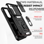Custodia con supporto scorrevole per Samsung Galaxy A55 5G