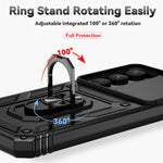 Custodia con supporto scorrevole per Samsung Galaxy A55 5G