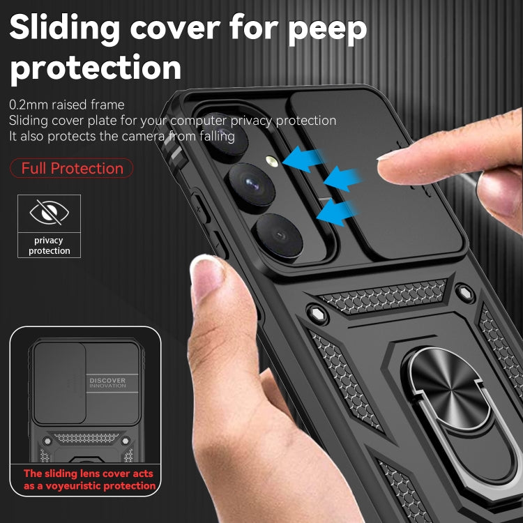 Custodia con supporto scorrevole per Samsung Galaxy A55 5G