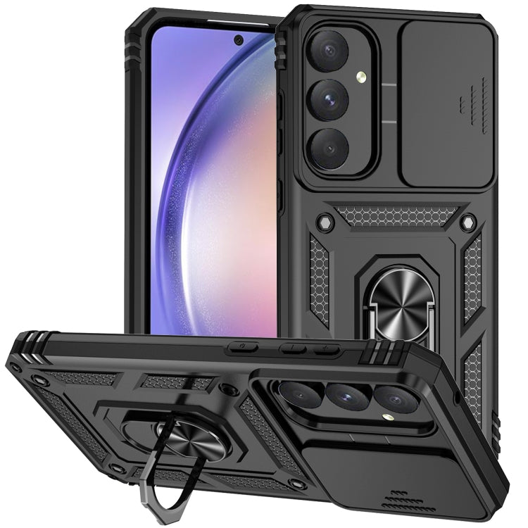 Custodia con supporto scorrevole per Samsung Galaxy A55 5G