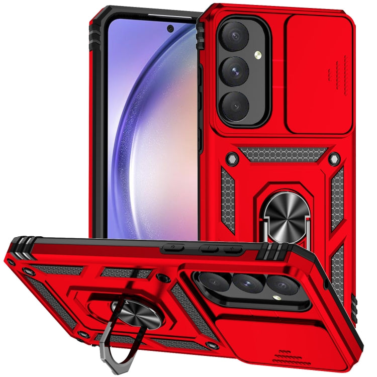 Custodia con supporto scorrevole per Samsung Galaxy A55 5G