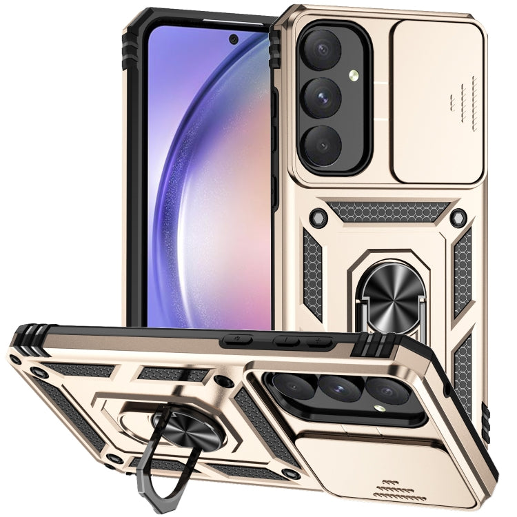 Custodia con supporto scorrevole per Samsung Galaxy A55 5G