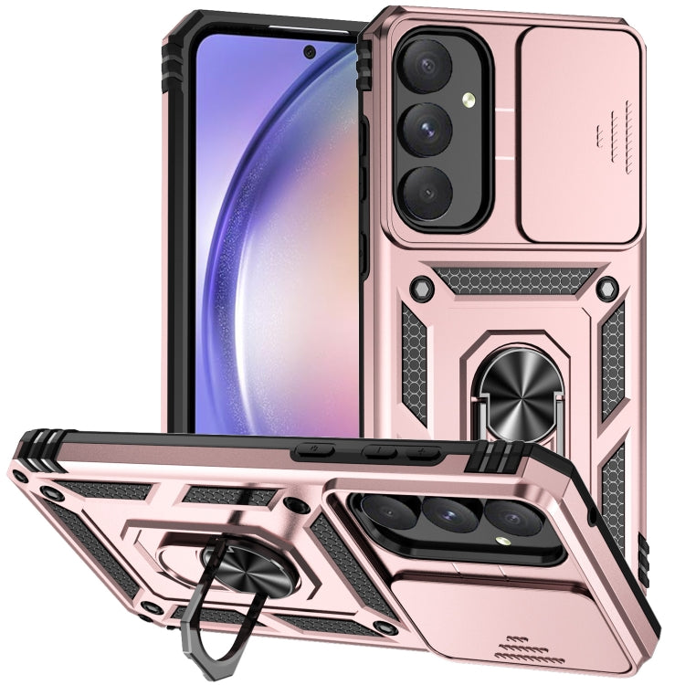 Custodia con supporto scorrevole per Samsung Galaxy A55 5G