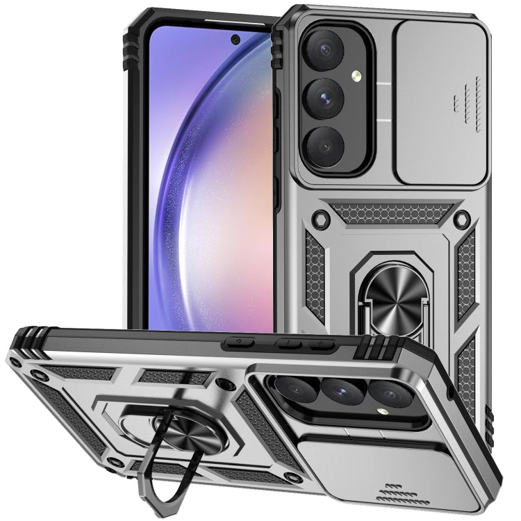 Custodia con supporto scorrevole per Samsung Galaxy A55 5G