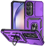 Custodia con supporto scorrevole per Samsung Galaxy A55 5G