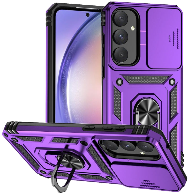 Custodia con supporto scorrevole per Samsung Galaxy A55 5G