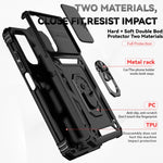 Custodia con supporto scorrevole per Samsung Galaxy A05s