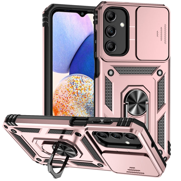 Custodia con supporto scorrevole per Samsung Galaxy A55 5G