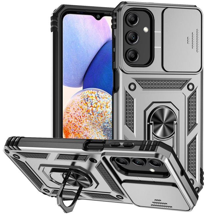 Custodia con supporto scorrevole per Samsung Galaxy A55 5G