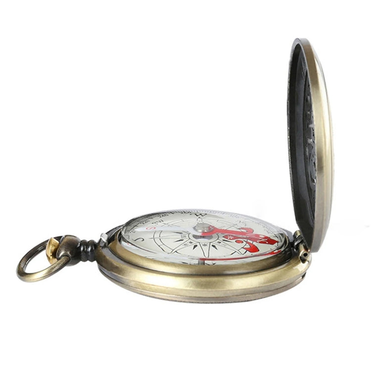 Orologio da tasca retrò Nisa J35B con bussola a ribalta cava