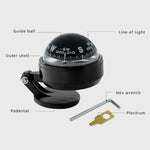 Decorazione per auto con bussola a forma di sfera Nisa LC500