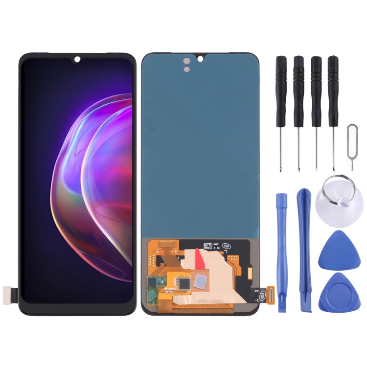 OLED LCD Screen with Digitizer Full Assembly, For vivo V25e 4G V2201, For vivo V25 5G V2202, For vivo T1 Pro 5G V2151, For vivo V21 4G V2066 V2108