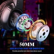 Cuffie da gioco SoulBytes S20 RGB Light con microfono, S20