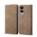 Custodia in pelle flip orizzontale stile casual con texture denim, For Samsung Galaxy S26+ 5G, For Samsung Galaxy S26 Ultra 5G, For Samsung Galaxy S26 5G, For Samsung Galaxy S25 FE 5G, For Samsung Galaxy S25 Edge 5G, For Samsung Galaxy S25 5G