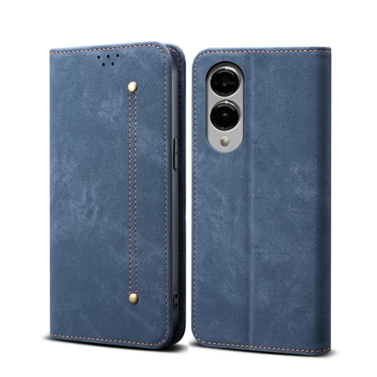 Custodia in pelle flip orizzontale stile casual con texture denim, For Samsung Galaxy S26+ 5G, For Samsung Galaxy S26 Ultra 5G, For Samsung Galaxy S26 5G, For Samsung Galaxy S25 FE 5G, For Samsung Galaxy S25 Edge 5G, For Samsung Galaxy S25 5G