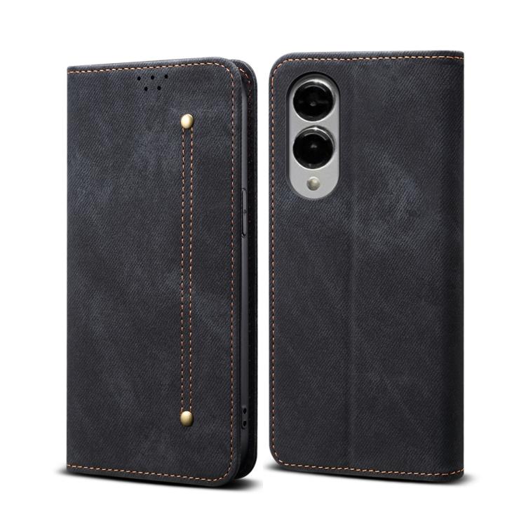 Custodia in pelle flip orizzontale stile casual con texture denim, For Samsung Galaxy S26+ 5G, For Samsung Galaxy S26 Ultra 5G, For Samsung Galaxy S26 5G, For Samsung Galaxy S25 FE 5G, For Samsung Galaxy S25 Edge 5G, For Samsung Galaxy S25 5G