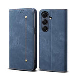 Custodia in pelle flip orizzontale stile casual con texture denim, For Samsung Galaxy S26+ 5G, For Samsung Galaxy S26 Ultra 5G, For Samsung Galaxy S26 5G, For Samsung Galaxy S25 FE 5G, For Samsung Galaxy S25 Edge 5G, For Samsung Galaxy S25 5G