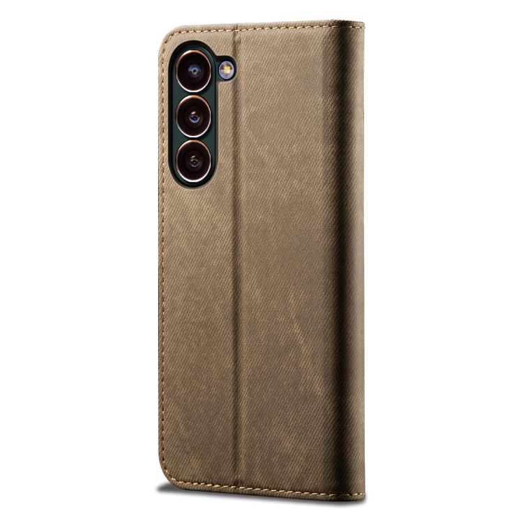 Custodia in pelle flip orizzontale stile casual con texture denim, For Samsung Galaxy S26+ 5G, For Samsung Galaxy S26 Ultra 5G, For Samsung Galaxy S26 5G, For Samsung Galaxy S25 FE 5G, For Samsung Galaxy S25 Edge 5G, For Samsung Galaxy S25 5G